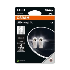 12V T10 LED PIRN 1W W2.1X9.5D W5W VALGE 6000K LEDRIVING SL BLISTER 2TK OSRAM