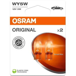 12V T10 PIRN 5W W2.1X9.5D WY5W KOLLANE ORIGINAL BLISTER 2TK OSRAM