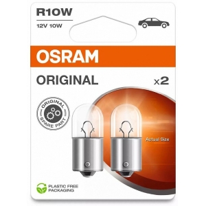 12V BA15S PIRN 10W R10W ORIGINAL BLISTER 2TK OSRAM