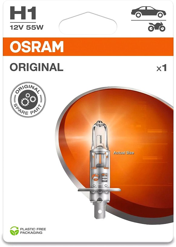 12V H1 PIRN 55W P14.5S ORIGINAL BLISTER 1TK OSRAM