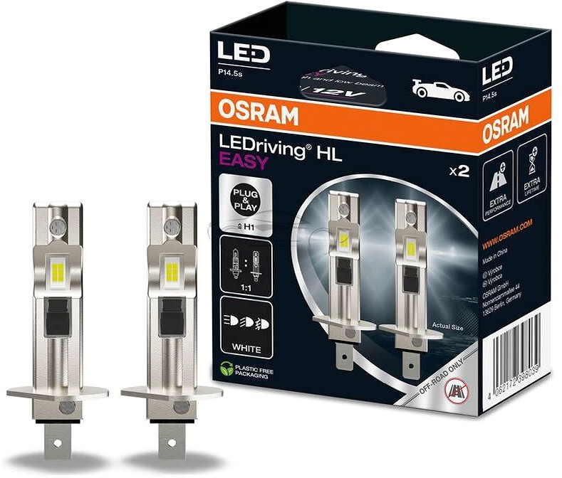 12V H1 LED PIRN 9W 1100LM OSRAM