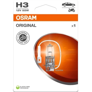 12V H3 PIRN 55W PK22S ORIGINAL BLISTER 1TK OSRAM