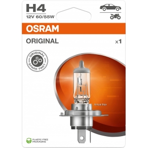 12V H4 PIRN 60 / 55W P43T ORIGINAL BLISTER 1TK OSRAM