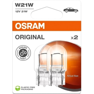 12V T20 PIRN 21W W3X16D W21W ORIGINAL BLISTER 2TK OSRAM