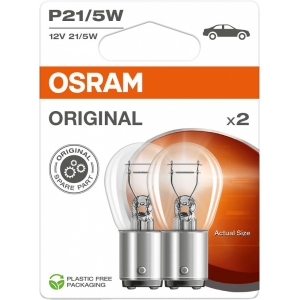 12V BAY15D PIRN 21 / 5W P21 / 5W ORIGINAL BLISTER 2TK OSRAM