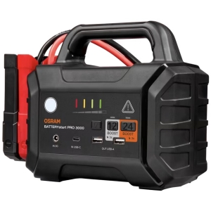 KÄIVITUSABI-AKUPANK 12V / 24V 500A(2500A) 36400MAH OSRAM