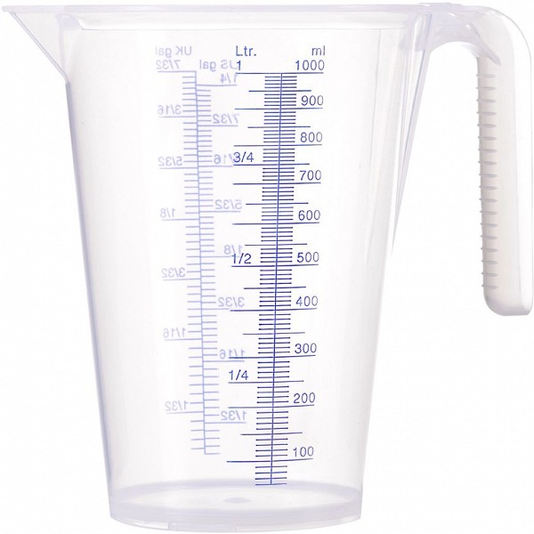 LÄBIPAISTEV MÕÕTEKANN / VALAMISKANN 1L. SKAALAGA. NOKAGA PRESSOL