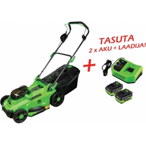 AKUMURUNIITJA 800W / 40V + 8.0AH AKUPAKK (4.0+4.0AH) + LAADIJA JBM