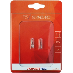 12V T5 PIRN 1.2W W2X4.6D POWERTEC BLISTER 2TK M-TECH