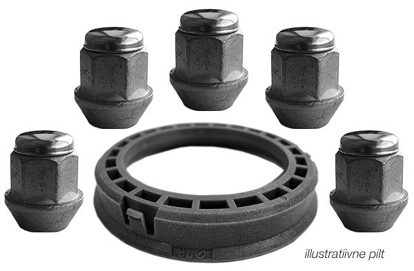 RONAL KIT (SOBITUSRÕNGAS 68.0-56.1 1TK.) + (M12X1.25. 5TK.)