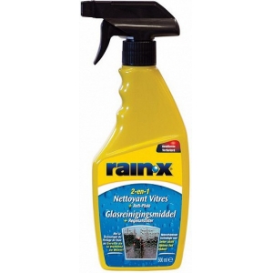 KLAASIPUHASTUSVAHEND+VIHMAVEE - EEMALDI 2-IN-1 500ML RAIN-X