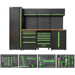 TÖÖKOJA TÖÖKOHA 18-MOODULIT TÖÖRIISTADEGA “MULTIORDER+TOOLS”. MUST / ROH JBM
