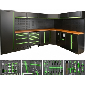 TÖÖKOJA TÖÖKOHA 24-MOODULIT+ 172-OS. TÖÖRIISTAD “MULTIORDER-L”. MUST / ROH JBM*