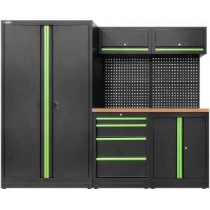 TÖÖKOJA TÖÖKOHA 13-MOODULIT MDF-LAUAGA 2410X620X1950MM JBM*