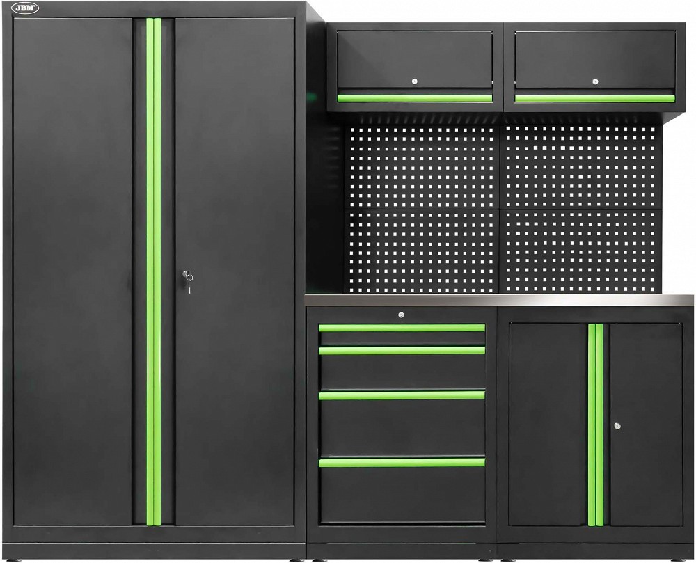 TÖÖKOJA TÖÖKOHA 13-MOODULIT INOX-LAUAGA 2410X620X1950MM JBM*