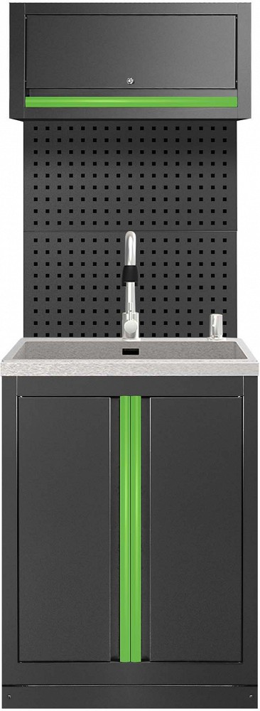 TÖÖKOJA TÖÖKOHA VALAMU MOODUL PERFOSEINA JA ÜLAKAPIGA 680X500X1950MM JBM*