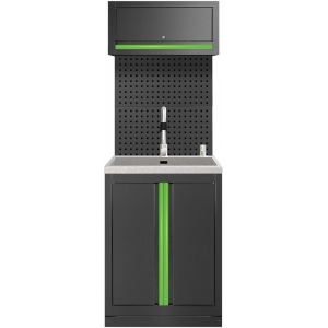 TÖÖKOJA TÖÖKOHA VALAMU MOODUL PERFOSEINA JA ÜLAKAPIGA 680X500X1950MM JBM*