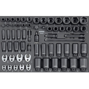 64-OS. 1 / 2" PADRUNITE KOMPLEKT (SAE) SFS 1 / 1 MOODUL SONIC