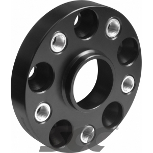 DISTANTSPLAADID 2TK (SPACER) 25MM 5X112 MUST. (66.7) (BMW / MIN) 14X1.25 POLTIDEGA KINNITUS