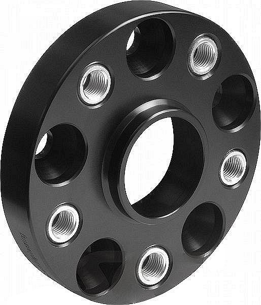 DISTANTSPLAADID 2TK (SPACER) 25MM. 5X112 (66.6) (MER 15X1.25) POLTIDEGA 15X1.25. MUST