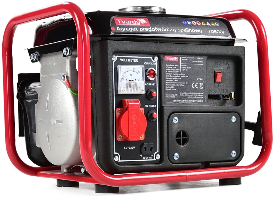 BENSIINIGENERAATOR 230V 720W 2HP TVARDY