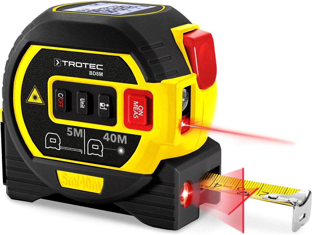MÕÕDULINT 5M. RISTLASER. KAUGUSMÕÕTJA. LCD TROTEC