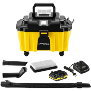 TOLMUIMEJA (MÄRG / KUIV) 2.7 / 10L MAHUTI 20V 2AH AKU JA LAADIJAGA TROTEC