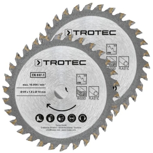 SAEKETAS 89X10X1.8MM HW30 PUIDULE / PLASTIKULE 2TK TROTEC