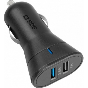 SIGARETISÜÜTAJA PESASSE KIIRLAADIJA 2XUSB 2.4A / MAX12W. 12V JA 24V SBS