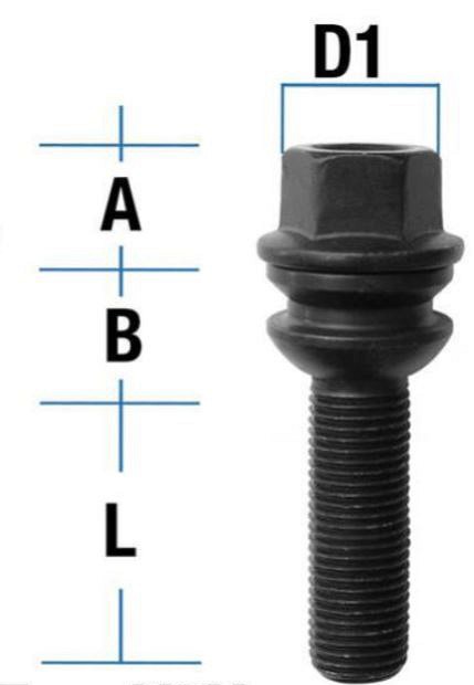 POLT PK15X1.25 / 38 / 17 (PK / R14. P62.0. CH17) MUST. LIIKUV SEIB
