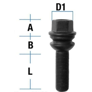 POLT PK15X1.25 / 38 / 17 (PK / R14. P62.0. CH17) MUST. LIIKUV SEIB