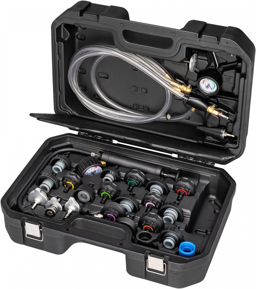 28-OS. 3-IN-1 JAHUTUSSÜSTEEMI TÄITJA / TÜHJENDAJA / TESTER VIGOR