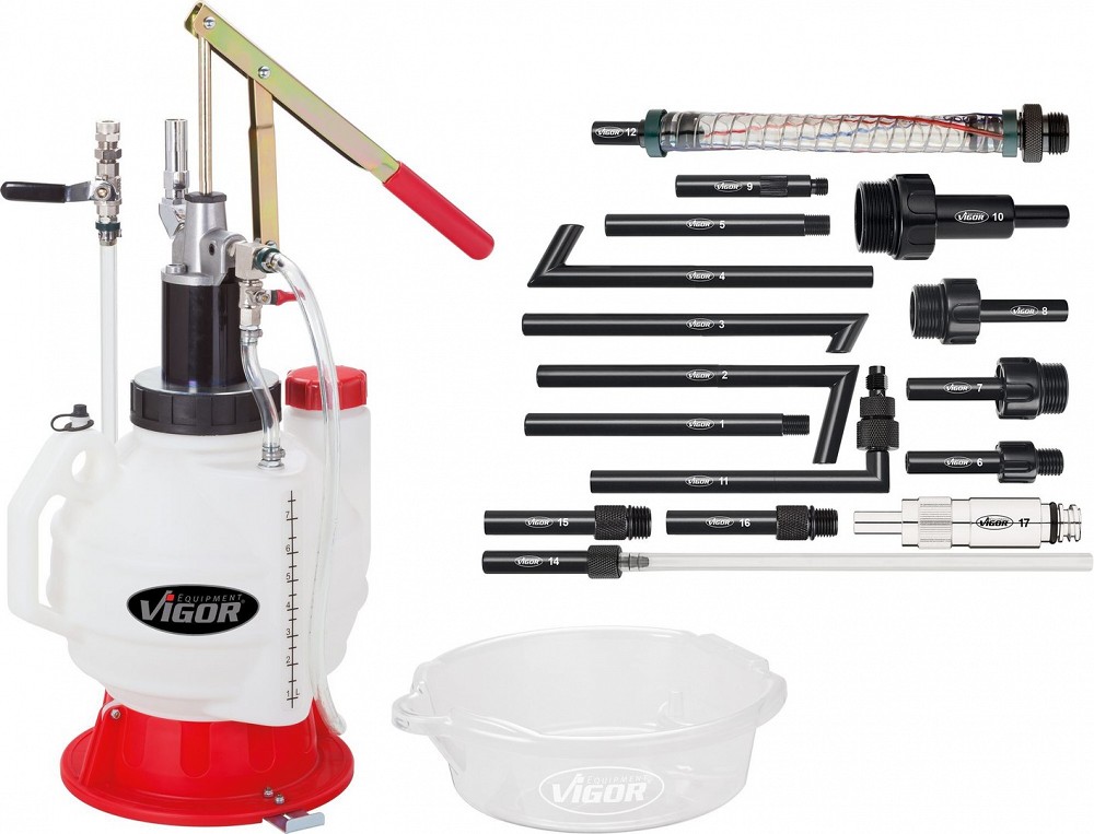 18-OS. MANUAALNE ÕLITÄITE SEADE 7.5L. KÄIGUKASTID VIGOR